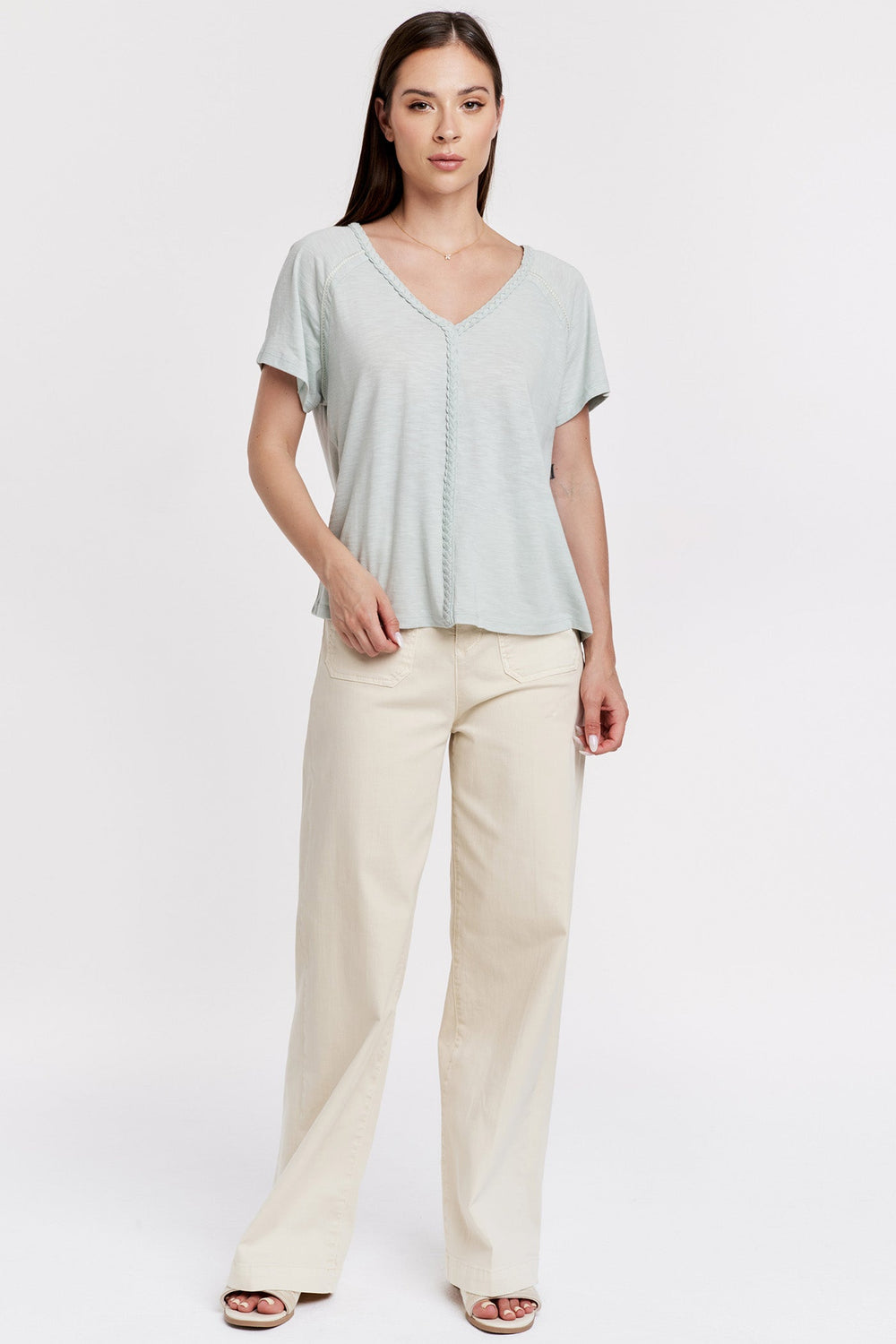 RAYA RAGLAN SLEEVE TEE AQUAMARINE