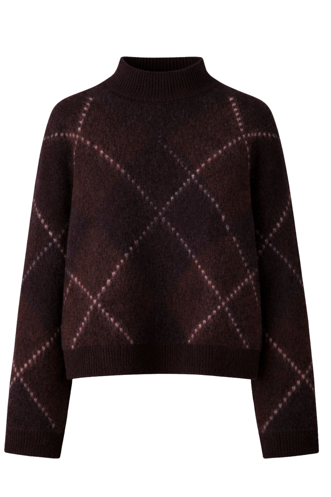 Thessaly Sweater Sapphire Argyle