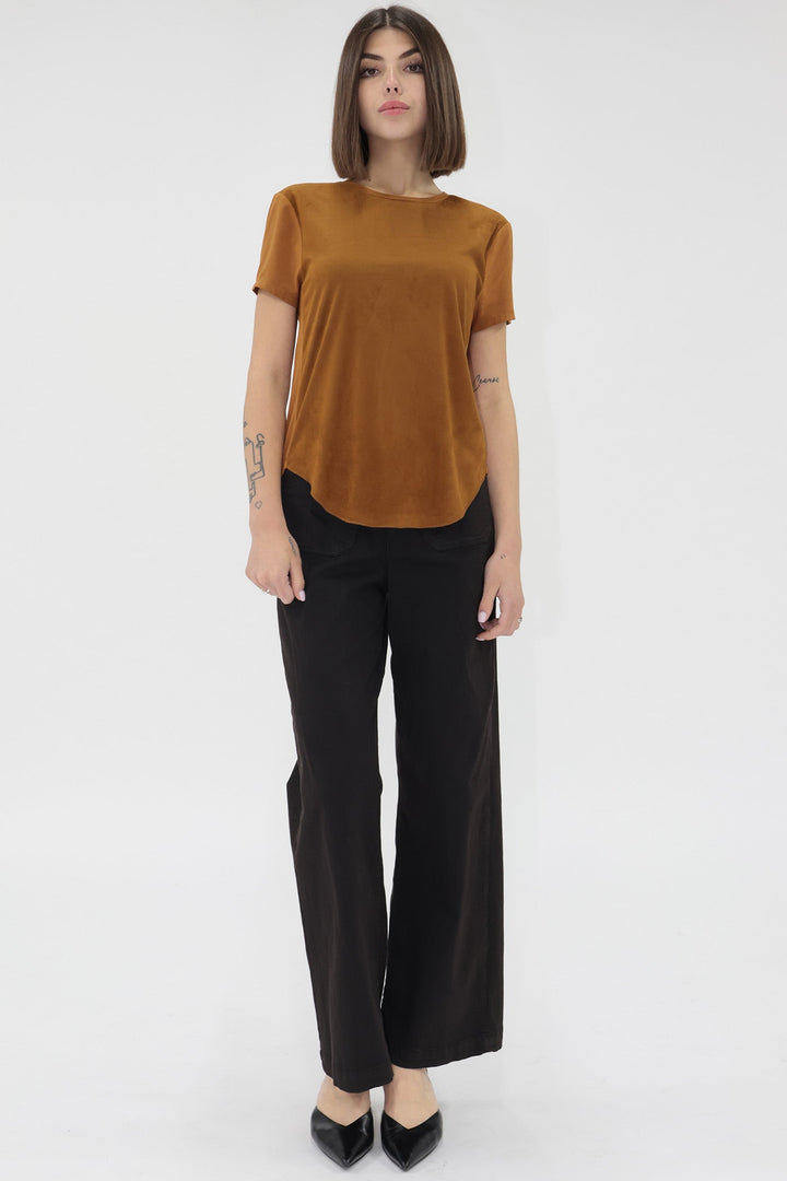 ELAINA TOP SUEDE